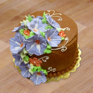 Custom flower cake